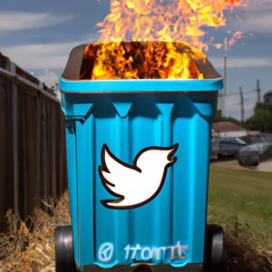 Twitter is a dumpster fire. Watch it burn.